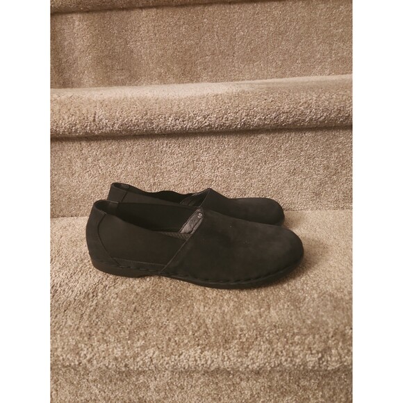 Zeeta Women's Black Suede & Fabric Slip-on Shoes Size 40 US 9-9.5 - Picture 1 of 9